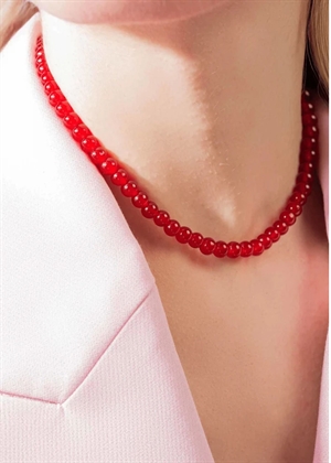 Candy Coral Berry S necklace Red Gilded House Of Vincent 